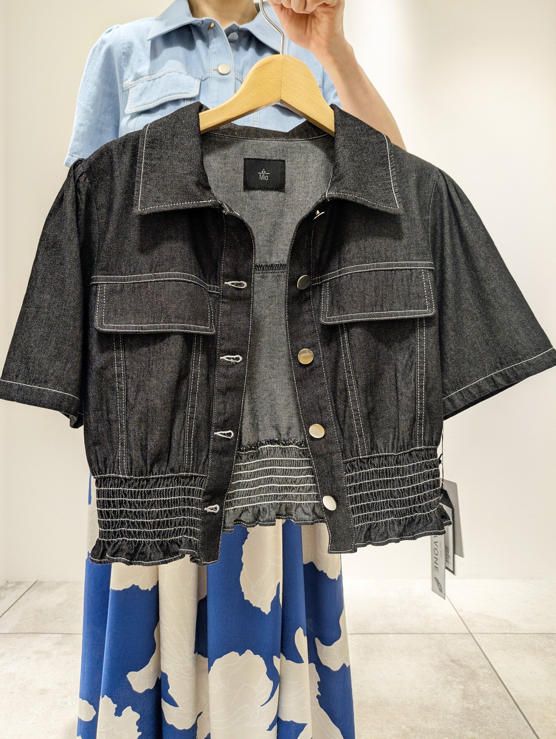 Dungaree short jacket