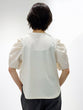 Tucked sleeve blouse