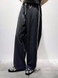 Color-blocked piping pants