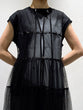 Tulle long vest