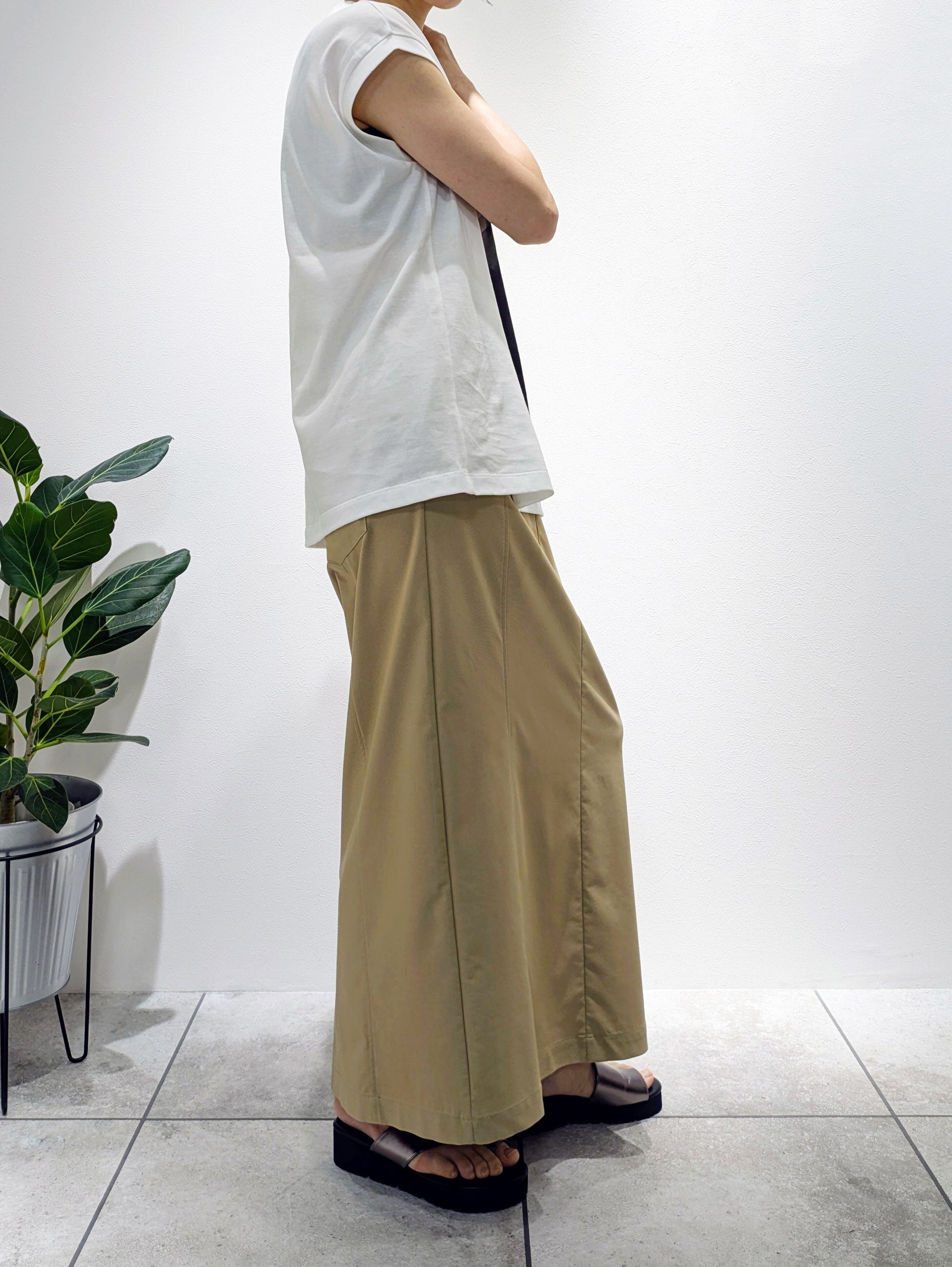Mesh print T-shirt