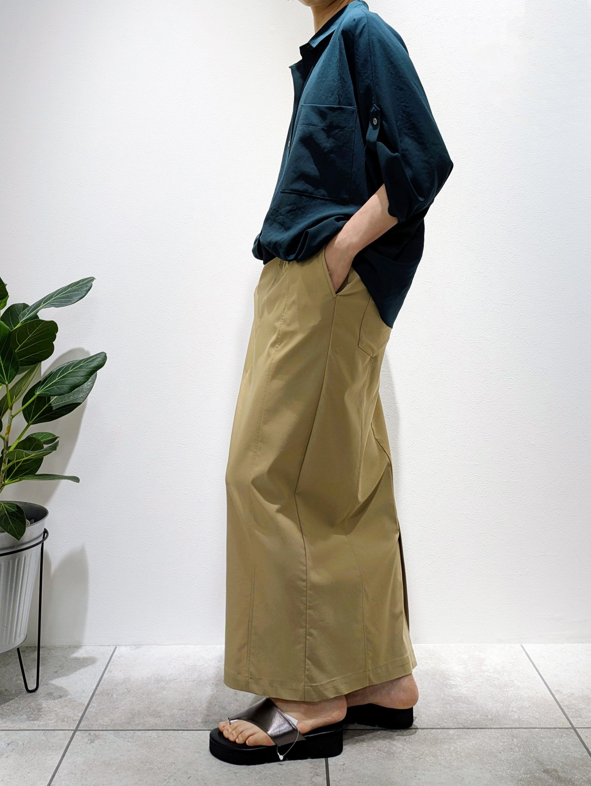 Draped shirt