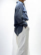 Airy denim shirt
