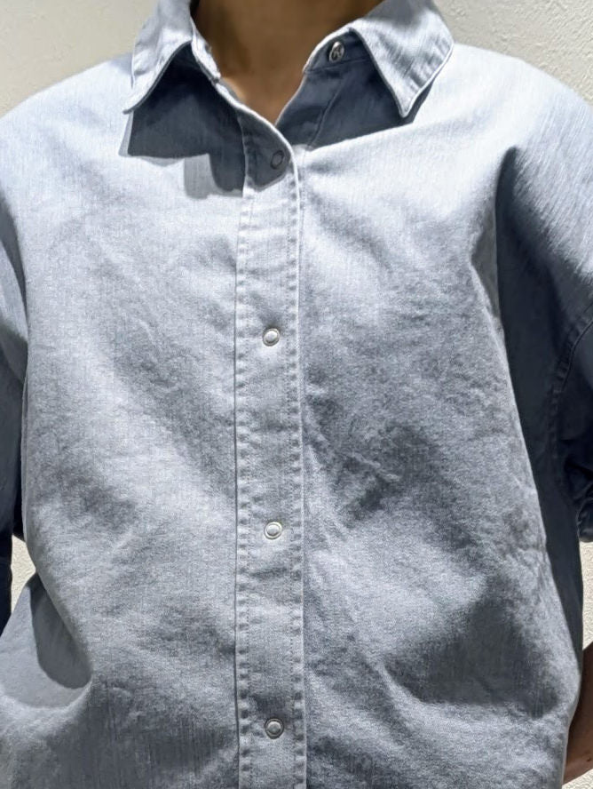 Half Sleeve Denim Shirt