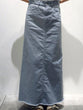 Denim maxi tight skirt