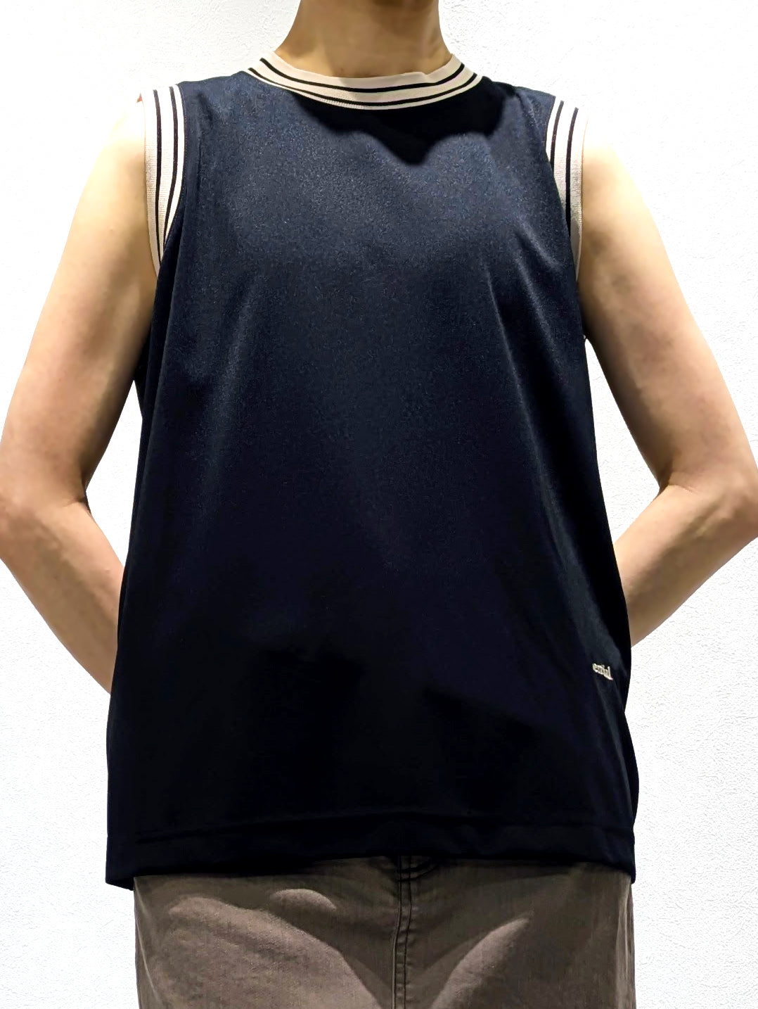 Smooth jersey tank top