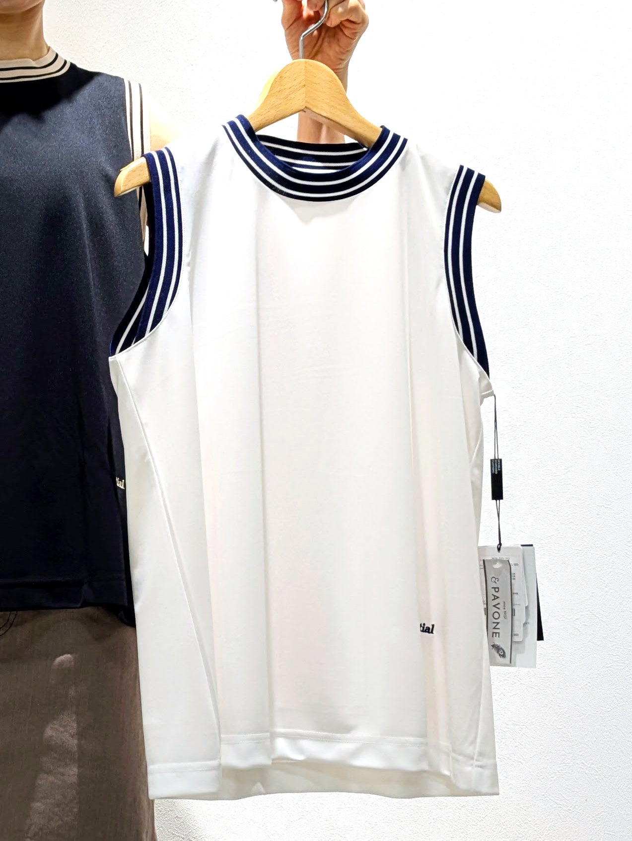 Smooth jersey tank top