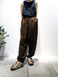 Soft satin jogger pants