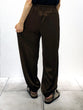 Soft satin jogger pants