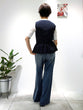 satin corset blouse