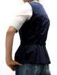 satin corset blouse