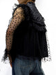 Soft tulle heart blouse