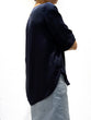 Satin twill half sleeve pullover