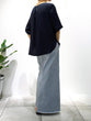 Satin twill half sleeve pullover