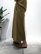 Satin twill wrap skirt