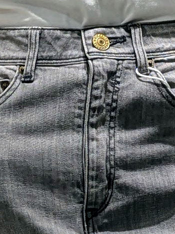 gray denim skirt