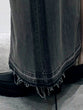 gray denim skirt