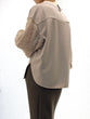 Jacquard Sleeve Pullover