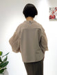 Jacquard Sleeve Pullover