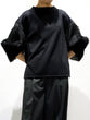 Jacquard Sleeve Pullover