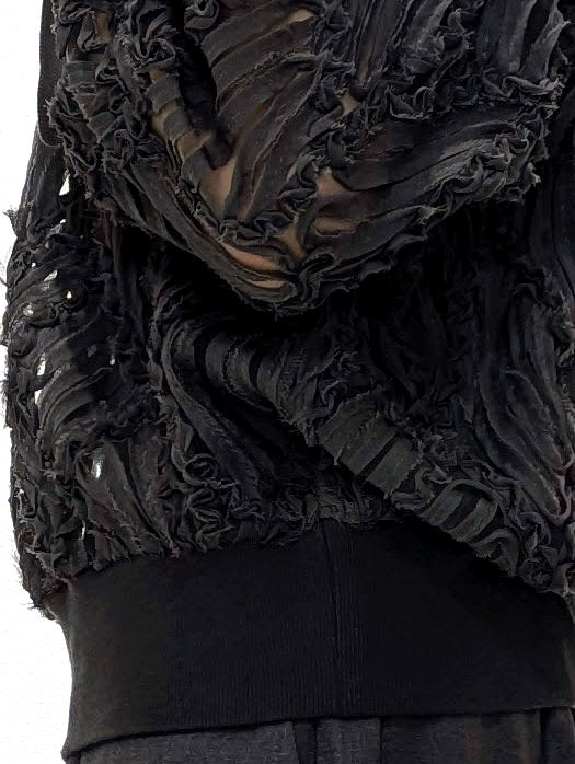 Tulle lace pullover