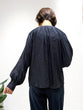 Tie ribbon gathered blouse