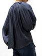 Tie ribbon gathered blouse
