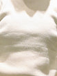 Non-tingling crew neck rib knit
