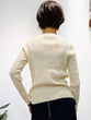 Non-tingling crew neck rib knit