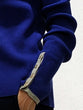 Non-tingling crew neck rib knit