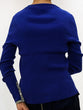 Non-tingling crew neck rib knit