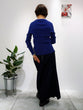 Non-tingling crew neck rib knit