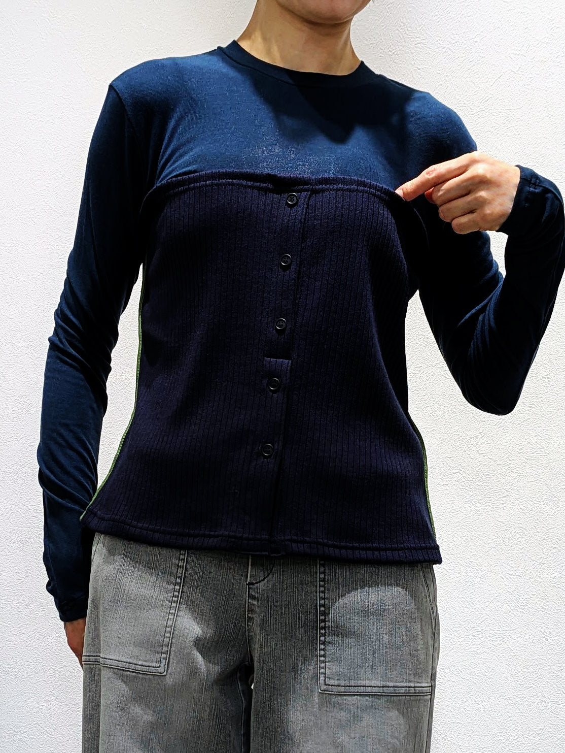 Layered design tops