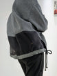 Sheer knit cardboard blouson
