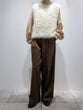 Feather tulle vest