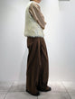 Feather tulle vest