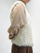 Feather tulle vest
