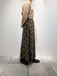 Art Flower Print Skirt