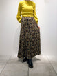 Art Flower Print Skirt