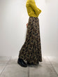 Art Flower Print Skirt