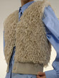 Mixed fur vest