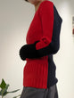 Color Block Rib Knit