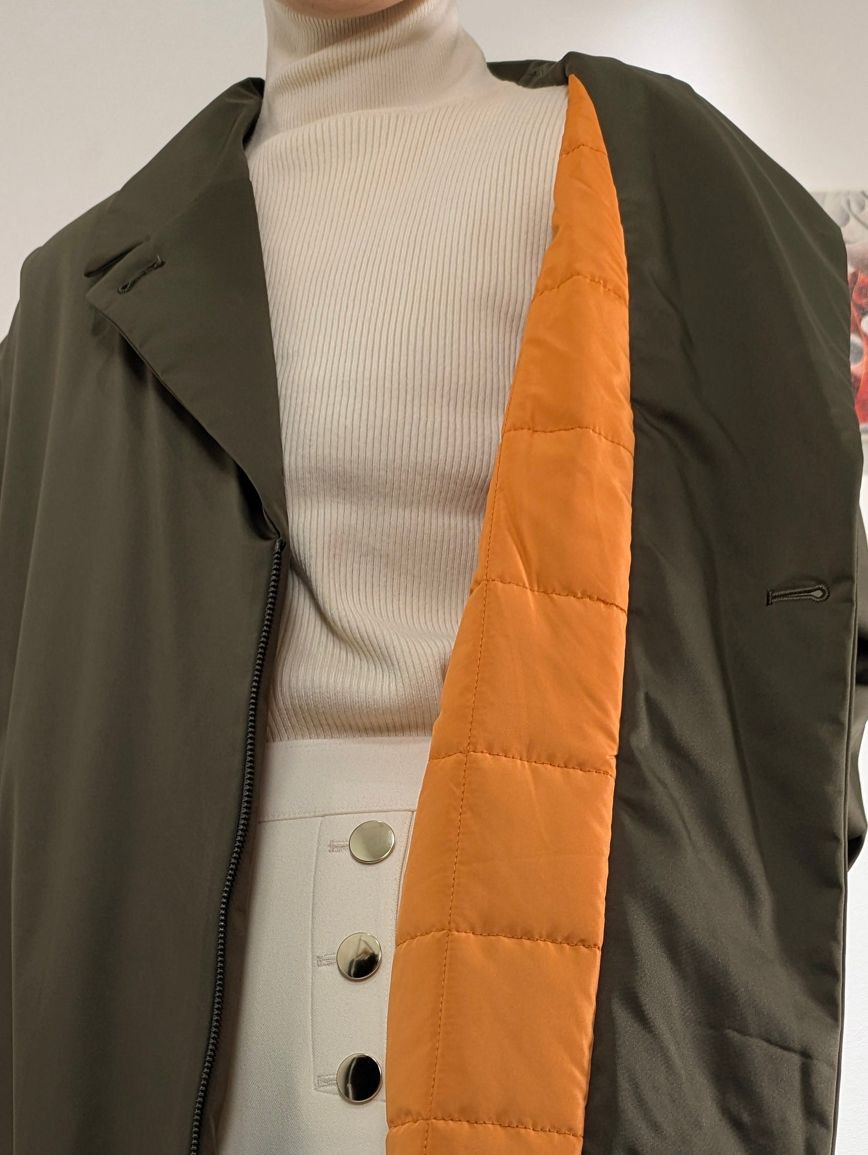 LIMONTA quilted padded long coat