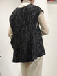 Tweed-style peplum vest