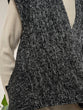 Tweed-style peplum vest