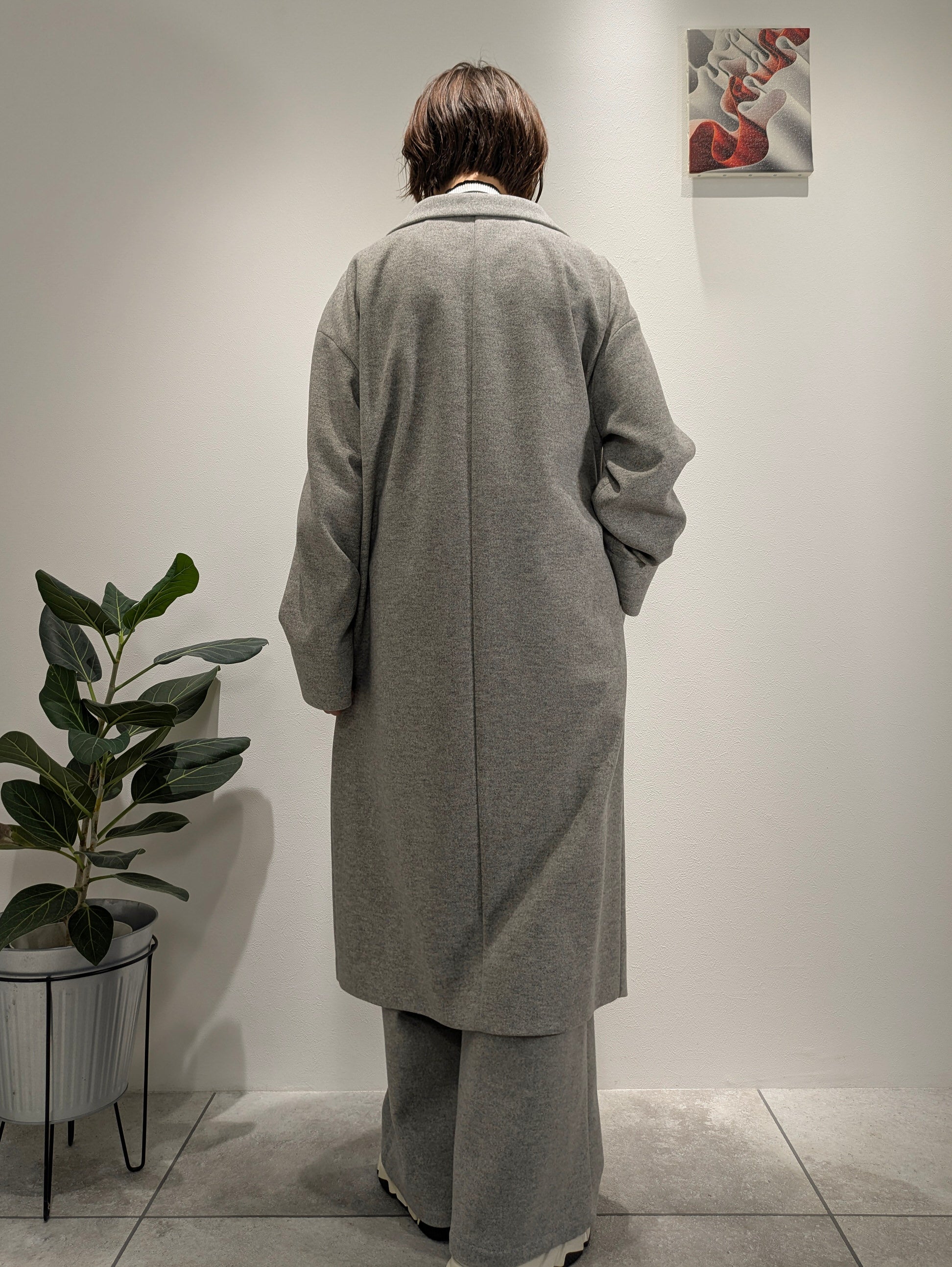 Wool-like Chester coat