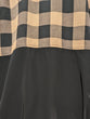 Block Check Long Blouson