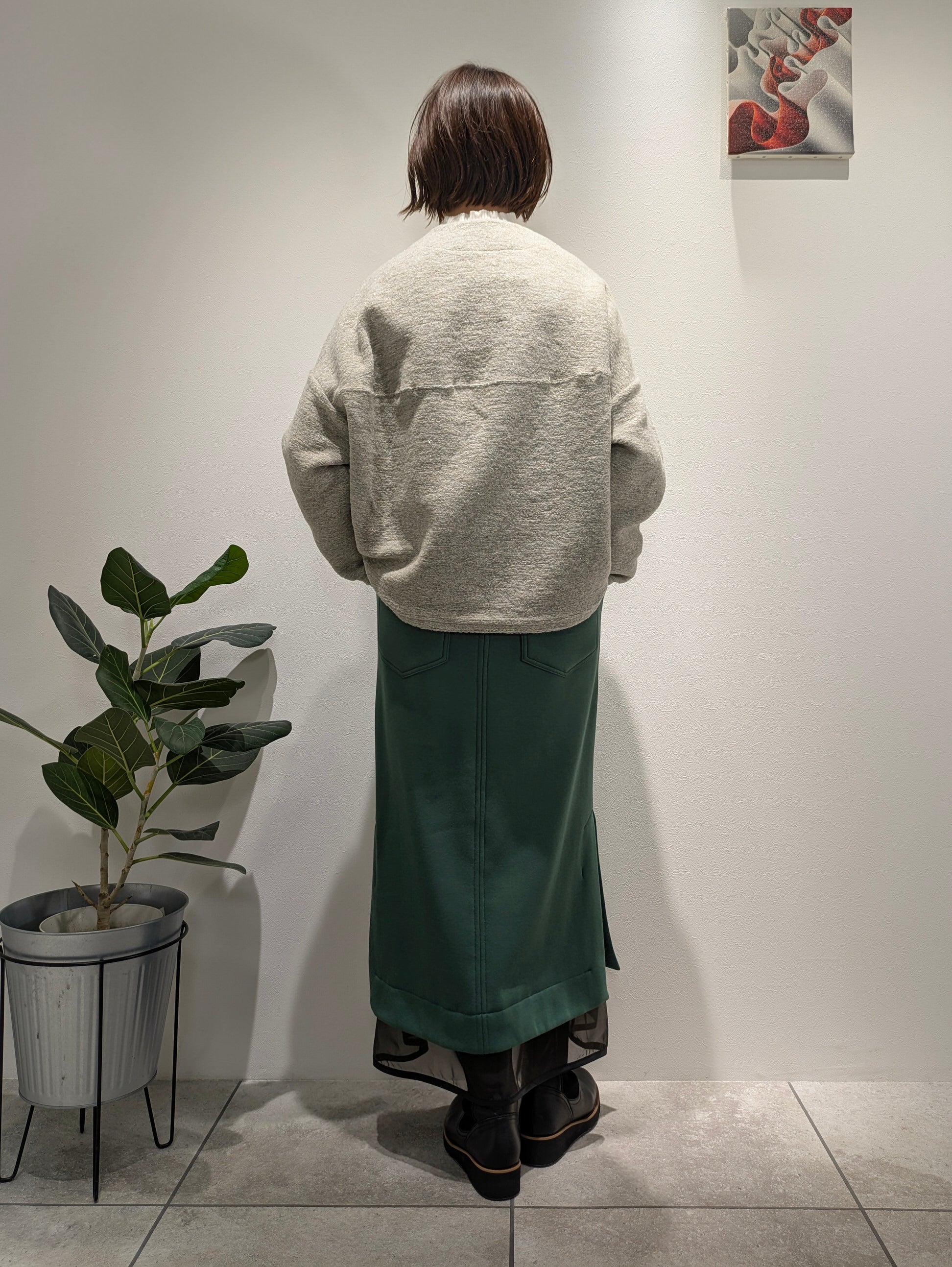 Sliver knit cardigan