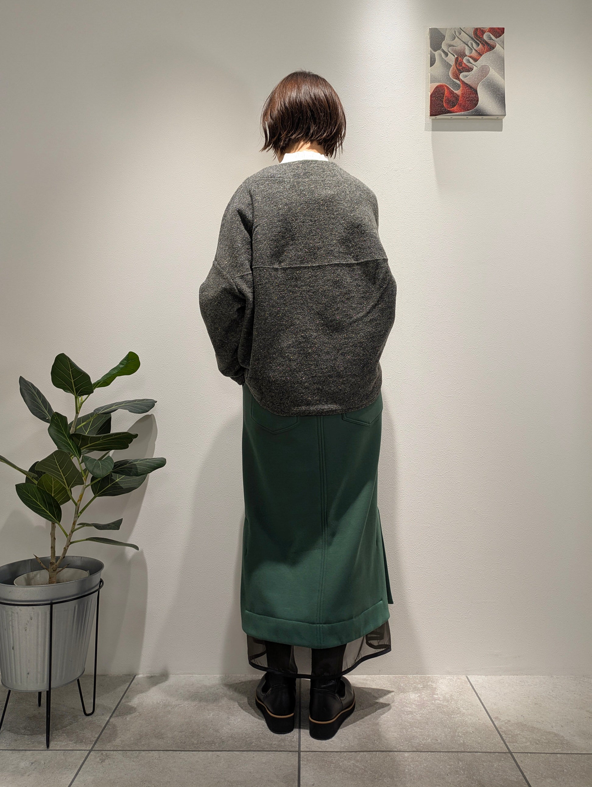 Sliver knit cardigan