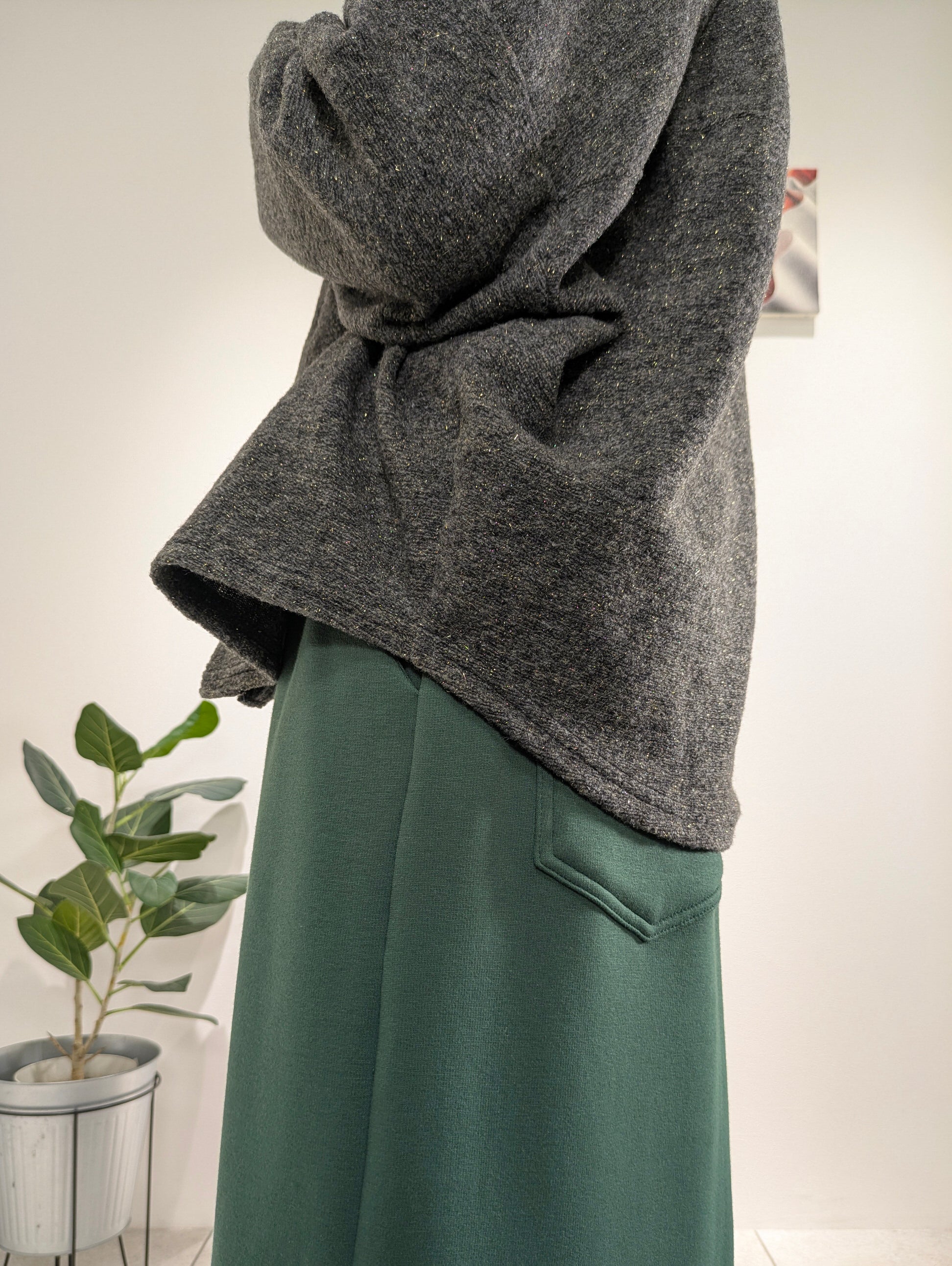 Sliver knit cardigan